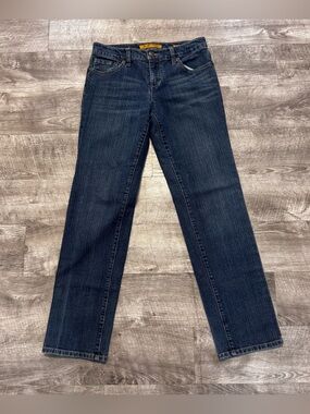 Seven7 Jeans Blue Straight Leg Stretch Denim Medium Wash Womens Sz. 4